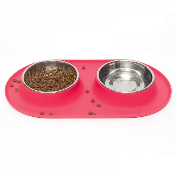 MessyMutts - Double Silicone Feeder with Stainless Bowls - Image 3
