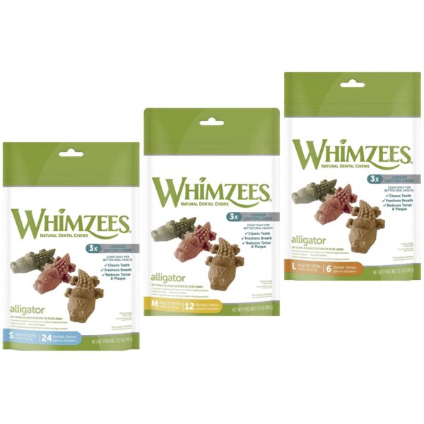 Whimzees - Alligator Natural Dental Chews