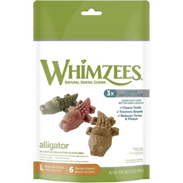 Whimzees - Alligator Natural Dental Chews - Image 3