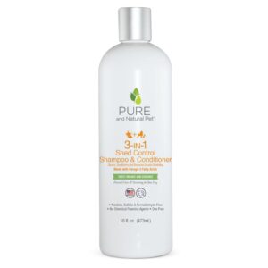 PURE and Natural Pet - 3-in-1 Shed Control Shampoo & Conditioner