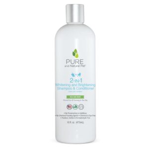PURE and Natural Pet - 2-in-1 Whitening & Brightening Shampoo & Conditioner