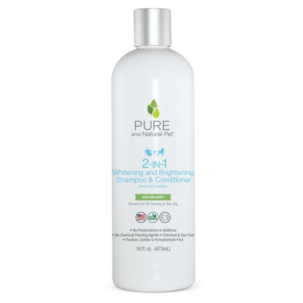 PURE and Natural Pet - 2-in-1 Whitening & Brightening Shampoo & Conditioner