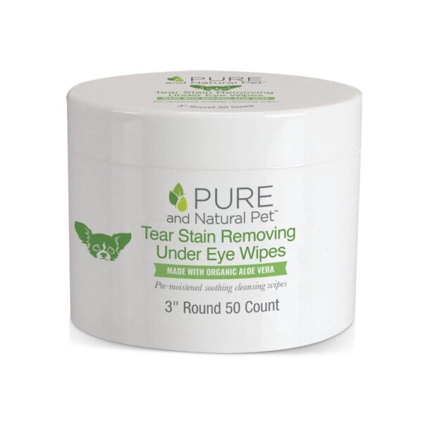PURE and Natural Pet - Tear Stain Removing Eye wipes