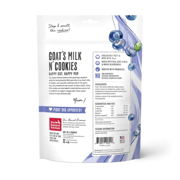 The Honest Kitchen -  Blueberry & Vanilla Goat's Milk N' Cookies - Image 2